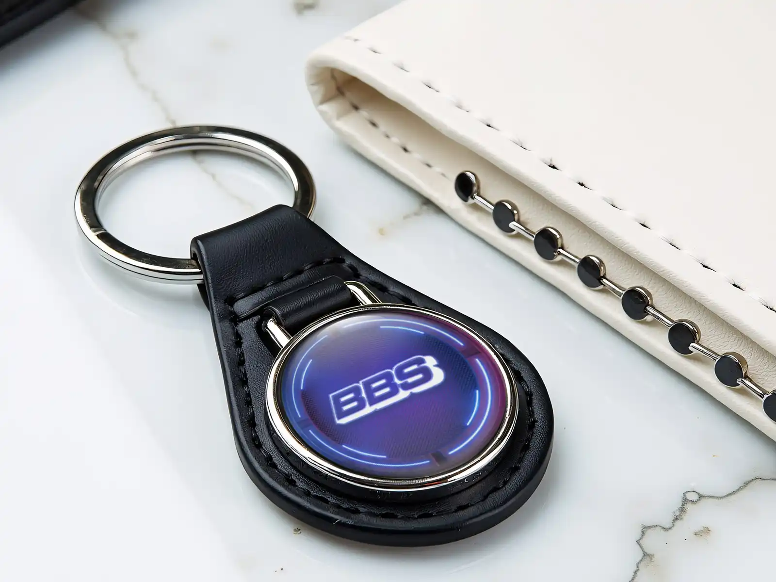 BBS Leder Schlüsseletui Schützt Schlüssel Schlichter Look